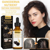 Ganoderma Hair Darkening Serum – Natural Anti-Grey Formula for Thicker, Healthier Hair (30ml x 2)