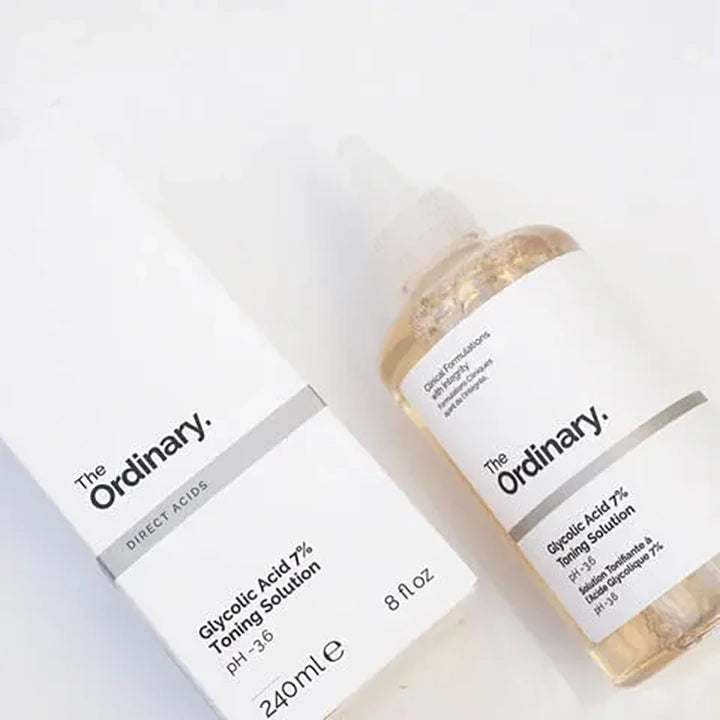 The Ordinary Glycolic Acid 7% Toning Solution To Remove Acne and Moisturize Skin Lotion