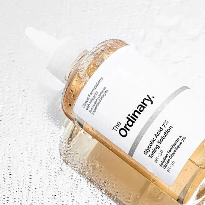 The Ordinary Glycolic Acid 7% Toning Solution To Remove Acne and Moisturize Skin Lotion